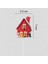 5 Adet Yılbaşı Kış Evi Pasta Süsü Seti - Noel Temalı Zencefilli Ev Cupcake Topper Figürü 7