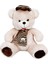 001521 Şapkalı Atkılı Peluş Ayı 50 cm 1