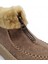 Kadın Kalın Taban Kürk Astarlı Önden Fermuarlı Bot Vizon - 36 4