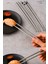 5 Çift Paslanmaz Çelik Yemek Çubuğu Seti – Kaymaz Uçlu, Dayanıklı Chopstick Metal Çubuk Çin Çubuğu 3