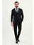 Dokulu Slim Fit Mono Yaka Erkek Takım Elbise 3