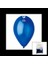 GM-110-36-54 Metalik - Mavi Balon 11&amp;apos;&amp;apos; - 28CM - 100 Parça (5324) 1