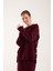 Triko Uzun Etek Bluz Takım Bordo Bordo 4