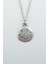 Nirvana - Gülen Yüz Gümüş Kaplama Düz Zincir Kolye 1