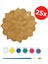 Mandala Aktivite Seti - Çiçek Tasarım Kit - Mandala Etkinlik - 25'li Set 5