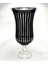 El Yapımı Kristal Vertical Desenli Siyah Dekoratif Vazo 2