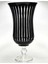 El Yapımı Kristal Vertical Desenli Siyah Dekoratif Vazo 3