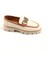 Majensia 141209 Tokalı Loafer Hakiki Deri Bej Flotur 3