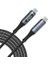 240W USB 4.0 Kablosu, LED Ekranlı, Tunderbolt 40GBPS 8K@60Hz Pd Tip C Kablosu, USB C - USB C Erkek - Erkek Kablo Kablosu Bilgisayar Type-C Laptop Pad Hub Için 1 Metre ZR850 3