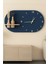 Modern Tasarım Raflı Nera Duvar Saati 75X45 Somon 1