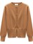 Ripley Çelik Örgü, Düğmeli Kadın Triko Hırka - Camel 8