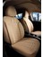Volvo XC70 Deri Detaylı Oto Koltuk Kılıfı Ön Arka Takım Platinium Seri Bej Scr 1