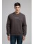 Dorres Erkek O Yaka Sweatshirt Kahve 2