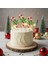 5 Adet Fiyonklu Şeker Bastonu Pasta Süsü Seti - Noel Temalı Candy Cane Cupcake Topper Figürü 1