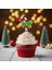 5 Adet Fiyonklu Şeker Bastonu Pasta Süsü Seti - Noel Temalı Candy Cane Cupcake Topper Figürü 2