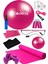 12 Li Pilates Studio Aleti Barı Pilates Seti Pilates Minderi 1 kg Dambıl Plates Topu Seti 4