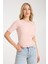 Fit Kesim Çizgili Triko Bluz 4