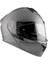 mt Genesıs Sv Solıd A12 Parlak Gri Çene Açılır Kask 4