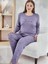 Milan Kumaş Büyük Beden Uzun Kollu Pijama Takımı 7666 1