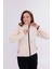Kadın Slim Fit Tam Fermuarlı Polar Ceket 5
