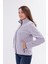 Kadın Slim Fit Tam Fermuarlı Polar Ceket 5