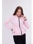 Kadın Slim Fit Tam Fermuarlı Polar Ceket 7