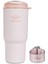 600 ml Triple Sip Pale Peach Çift Katmanlı Paslanmaz Çelik Termos Matara 5