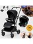 Rotativo Çift Yönlü Kabin Tipi Travel Bebek Arabası Siyah 1