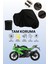 Siyah Kawasaki Ninja 250SL Uyumlu Motor Branda, Koruyucu Örtü, Motosiklet Brandası 1