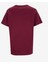 Bisiklet Yaka Nakışlı Bordo Kadın T-Shirt M4WL-TST-1903 2