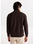 Fermuarlı Yaka Koyu Kahve Erkek Sweatshırt M4WM-SWT-1560 5