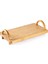 Tantitoni Bambu Tutacaklı Düz Tepsi 30X16CM 1
