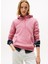 Kapüşon Yaka Düz Pembe Kadın Sweatshırt DW0DW21963THC 4
