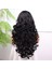 Siyah Bebek Saçlı Fiber Sentetik Dalgalı Tül Peruk 5