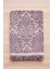 2 Parça Jakarlı Banyo Havlu Takımı &AMP;#37;100 Pamuklu 90X150 cm Arden Mor 3