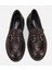 01AYH314430A480 KADIN Deri Kahverengi Tokalı Yüksek Tabanlı Klasik Loafer 6
