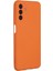CPT16 Samsung Galaxy A04S Kılıf Nano Içi Kadife Silikon - Turuncu 2