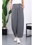 Füme Bel Lastikli Cepli Pantolon 4