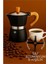 Italyan Moka Pot - 6061 Saf Alüminyum Ahşap Saplı - 6 Kişilik Siyah 1