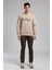 Jeffı Erkek O Yaka Sweatshirt Bej 1