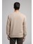 Jeffı Erkek O Yaka Sweatshirt Bej 3