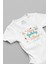 Organik %100 Pamuk Happy Birthday Daddy Baba Baskılı Bebek Body Kısa Kollu Çıtçıtlı Badi Zıbın 5264 1