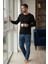 Luxury Thermal Erkek Pijama Takımı 9745 Siyah 1