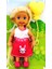 Cute Girl Sarı Balonlu Sarışın Mini Bebek 3