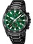 F20735/2 Quartz Kronograf Çelik Siyah Yeşil Kadran 20 Atm 47 mm Erkek Kol Saati 1