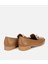 01AYH312430A340 KADIN Deri Kahverengi Tokalı Klasik Loafer 4