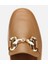 01AYH312430A340 KADIN Deri Kahverengi Tokalı Klasik Loafer 5