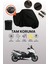 Siyah Arka Çanta Uyumlu Yamaha Tmax 500 Uyumlu Motosiklet Brandası, Koruyucu Örtü 1