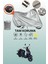 Gri Arka Çanta Uyumlu Arora Ar 50-20 Today Uyumlu Motor Brandası, Koruyucu Örtü 1