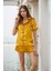 Önden Düğmeli Saten Kısa Kollu & Şort Pijama Takımı LL.F01.AA.L001 3